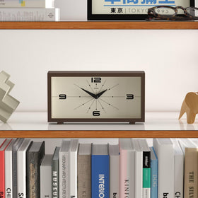 Jones Clocks Odeon acrylic case with matte finish for modern interiors