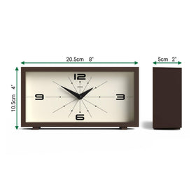 Jones Clocks Odeon glass lens detail highlighting clear view