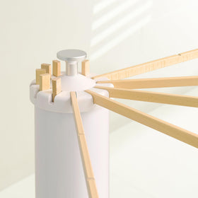 Indoor outdoor use: JOOM rack dries garments anywhere you need.