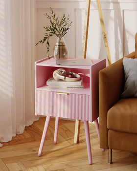 JOONEE nightstand anti-slip pads protect floors and reduce movement.
