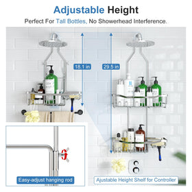 Joqixon rustproof stainless steel construction resists moisture and corrosion.