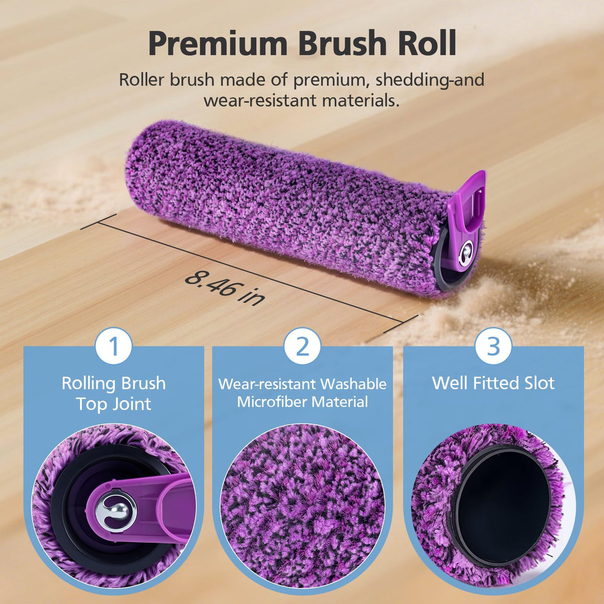 Efficient debris and pet hair pickup for everyday messes
