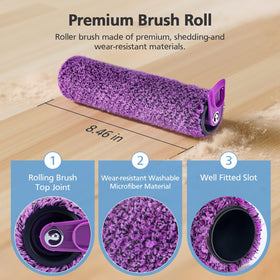 Efficient debris and pet hair pickup for everyday messes
