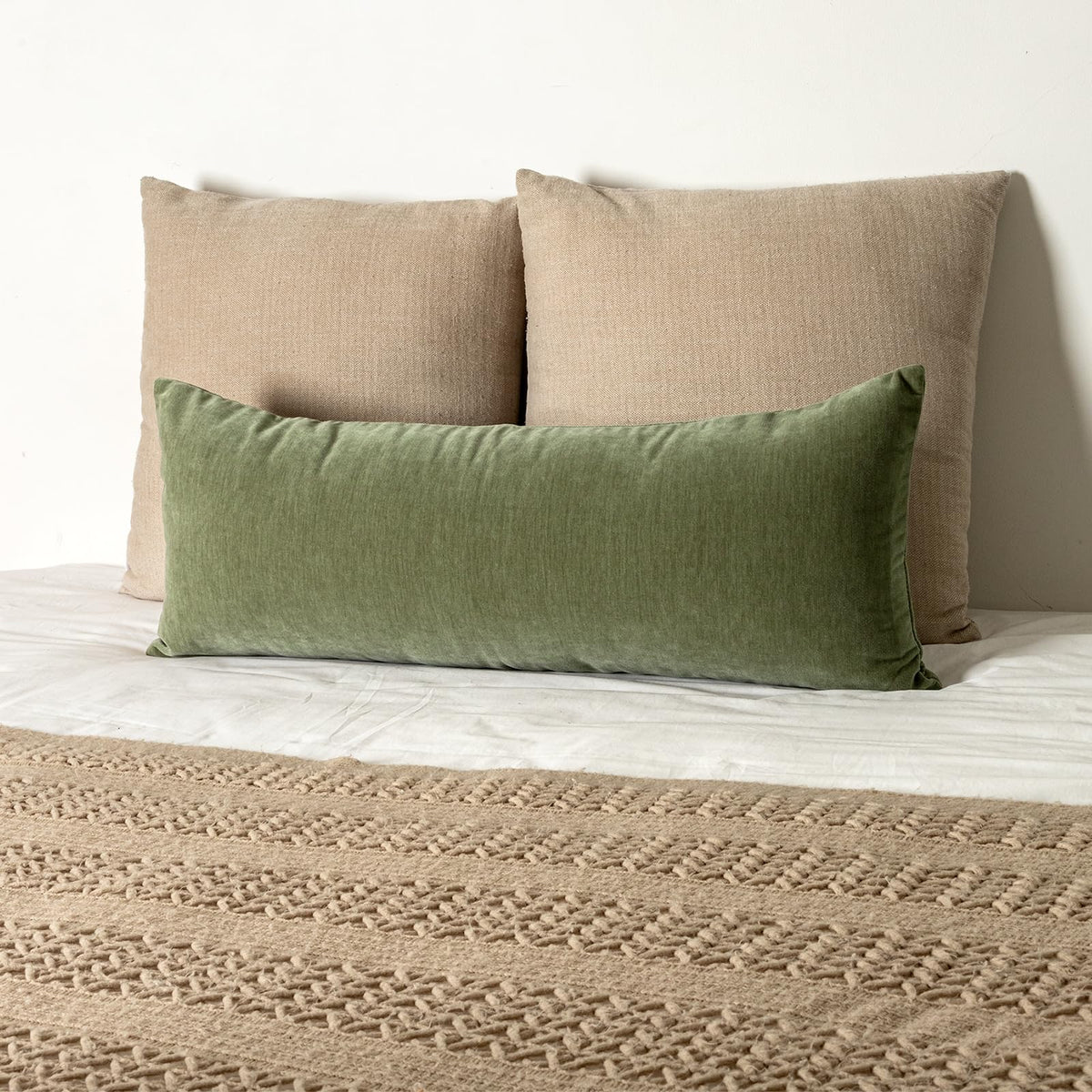 JoraLion chenille lumbar pillow cover no insert included inside package
