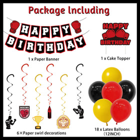Jorvian red boxing-glove foil balloons boost energy and visibility.