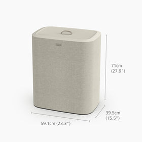 Joseph Joseph Tota Trio three-compartment design helps separate fabrics efficiently.