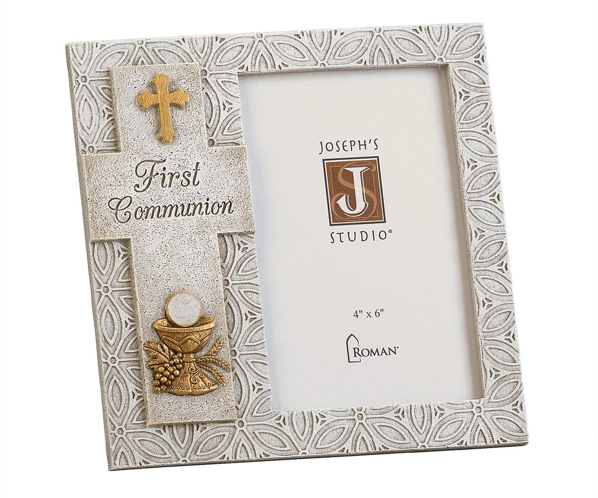Joseph's Studio Roman First Communion frame ideal for vertical desk display keepsake