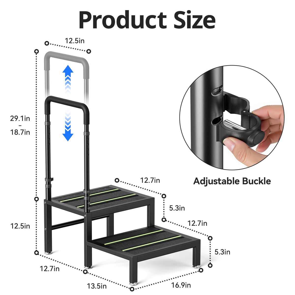 Josmimic bedside steps help access high beds and reach items safely.