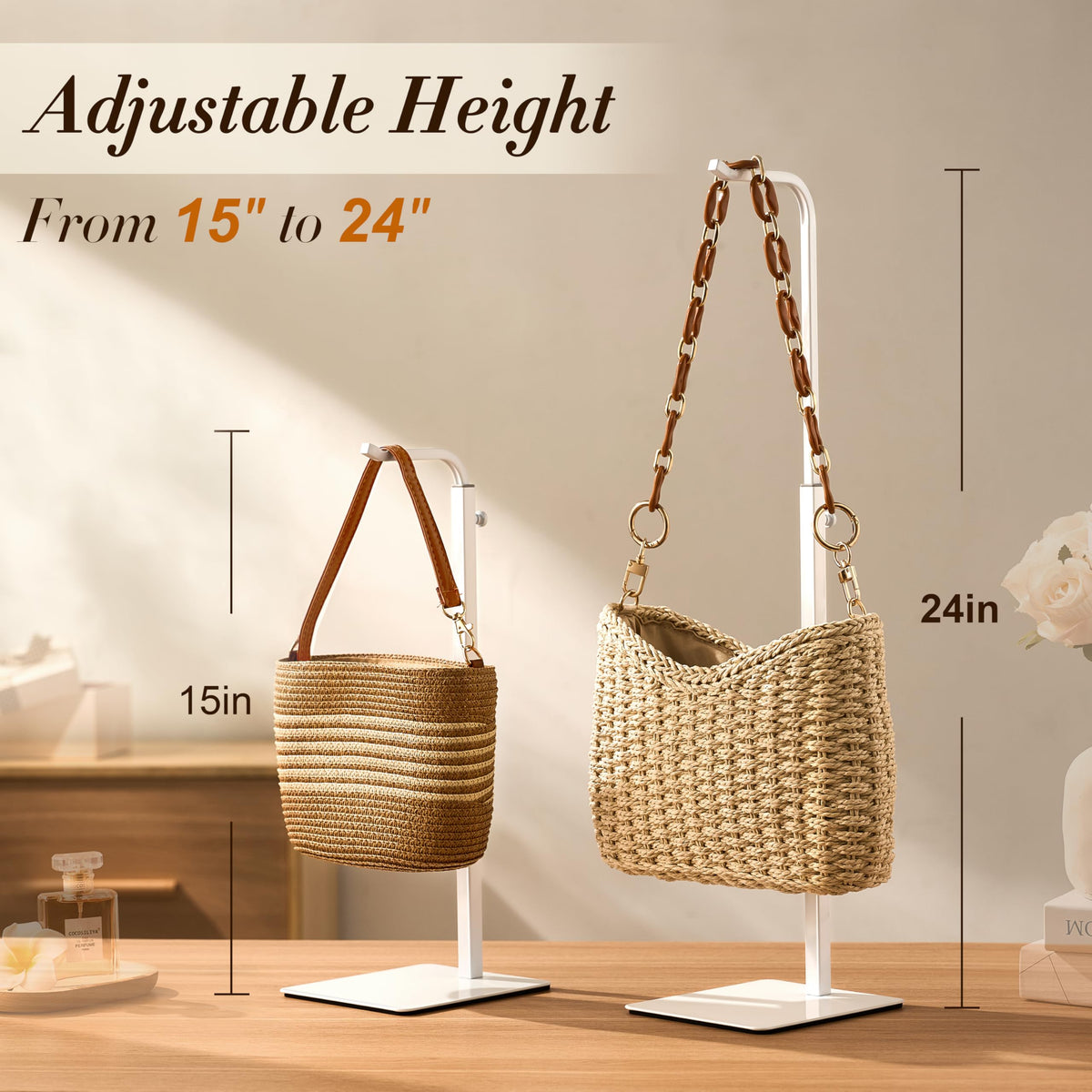 Josmimic minimalist metal stand adds sleek, fingerprint-resistant elegance.