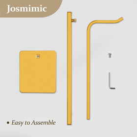 Josmimic gold display rack features EVA-padded base to protect surfaces.