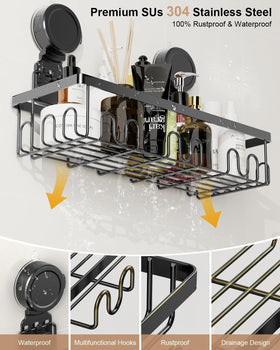 JOTPE surface-compatible design works on tile and glass for secure mounting.