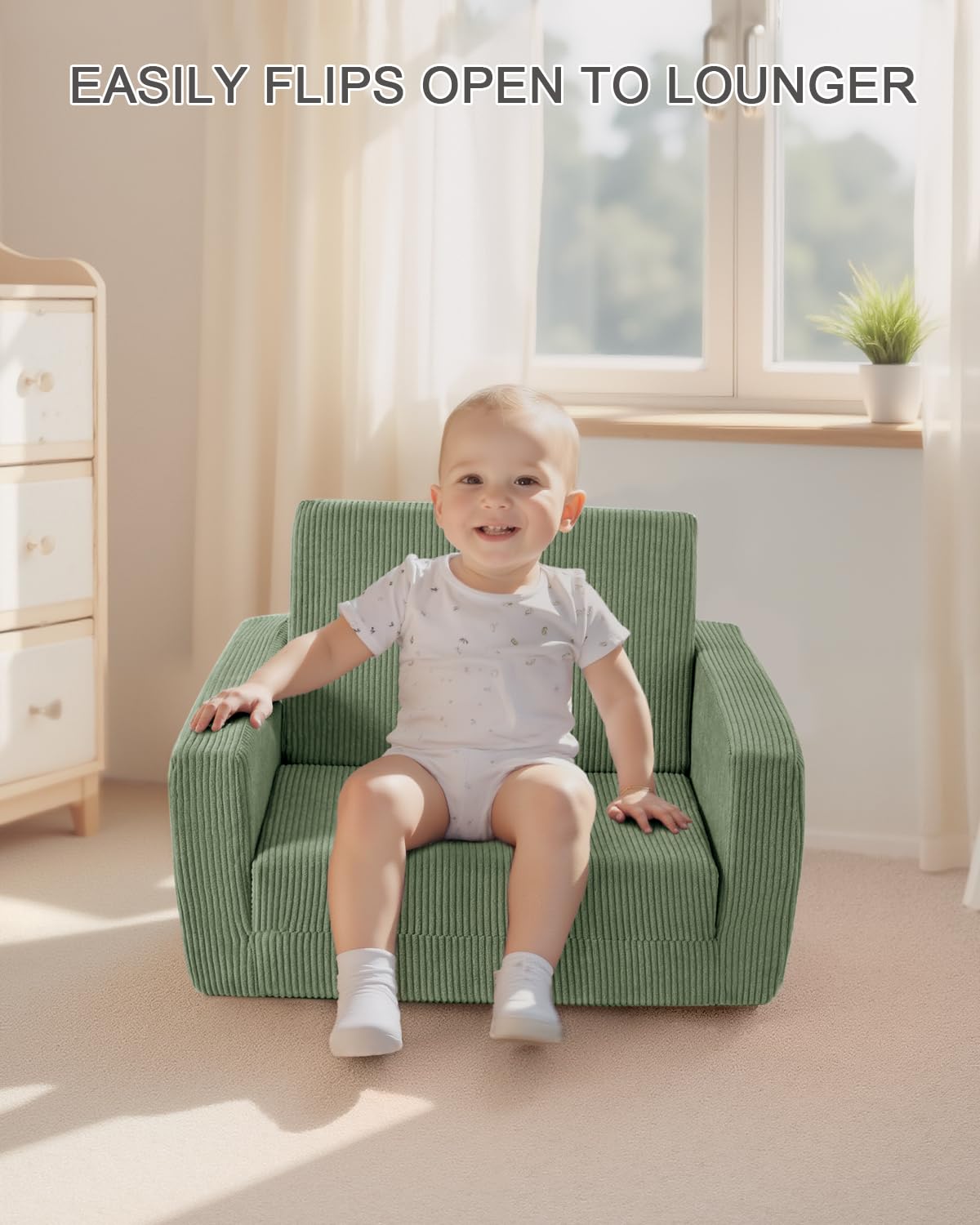 Jouha lightweight design makes it easy to move between rooms.