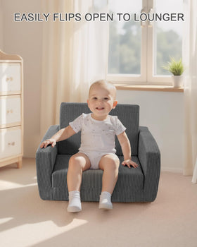 Removable, machine-washable cover keeps the Jouha chair clean.