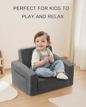 Rounded edges on the Jouha chair provide safe design for kids.