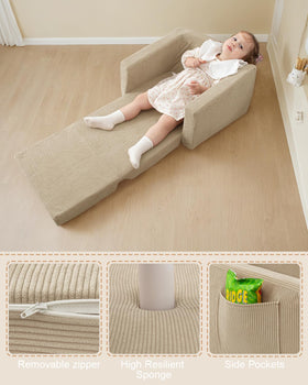 Jouha chair removable cover for easy cleaning.
