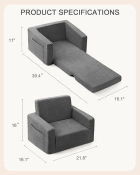 Soft corduroy fabric on the Jouha couch is gentle and durable.