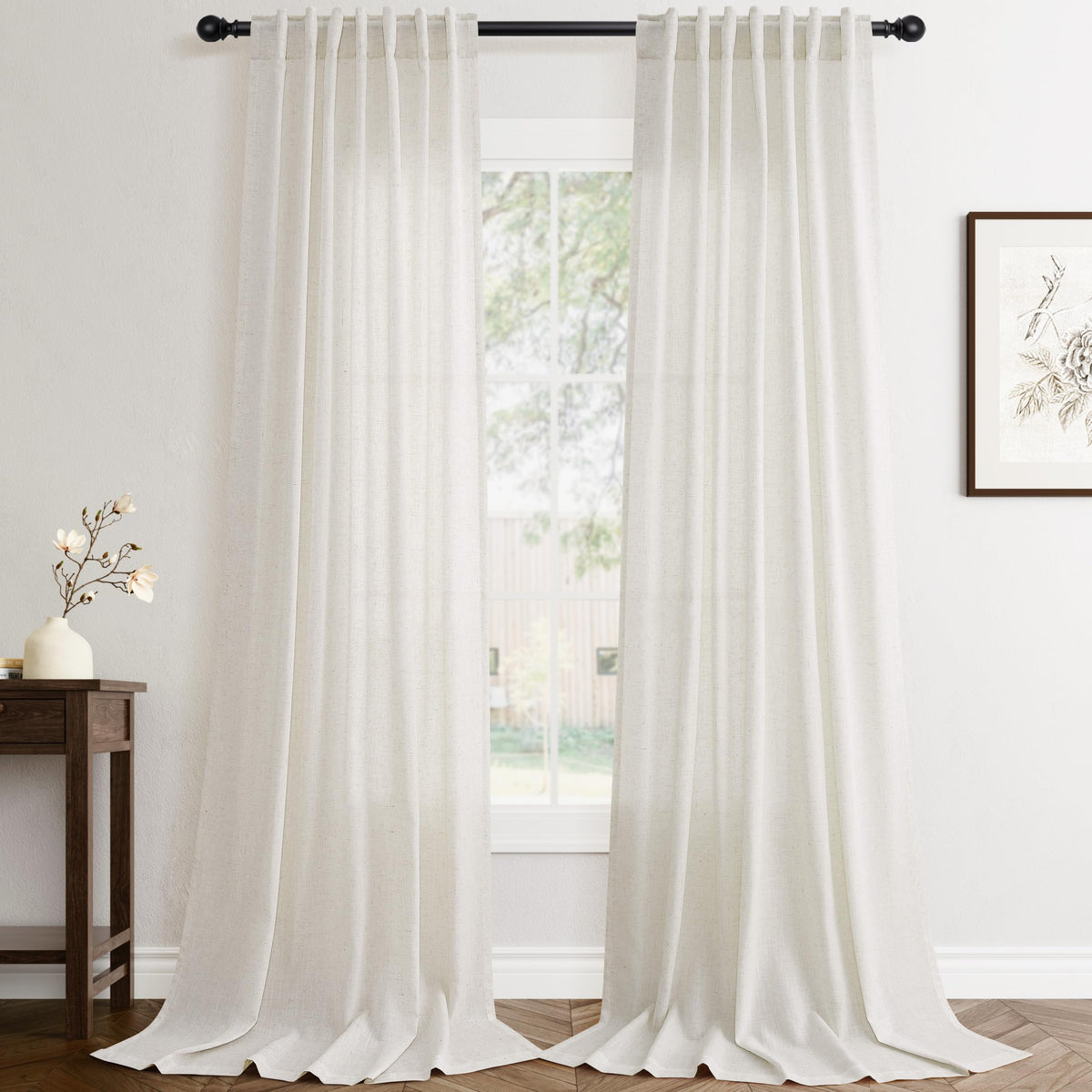 Jowels linen curtains are easy to care for with cold wash.