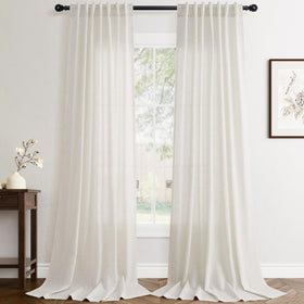 Jowels linen curtains are easy to care for with cold wash.