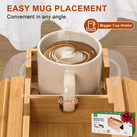 Joy&Grace natural bamboo design adds elegant, durable style.
