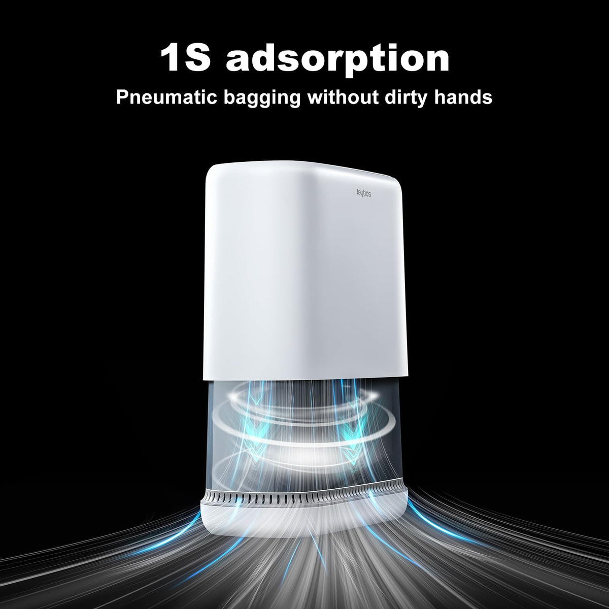 JOYBOS narrow 10L trash bin fits tight spaces like bathrooms and offices
