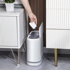 JOYBOS stylish white trash bin complements home decor while organizing waste
