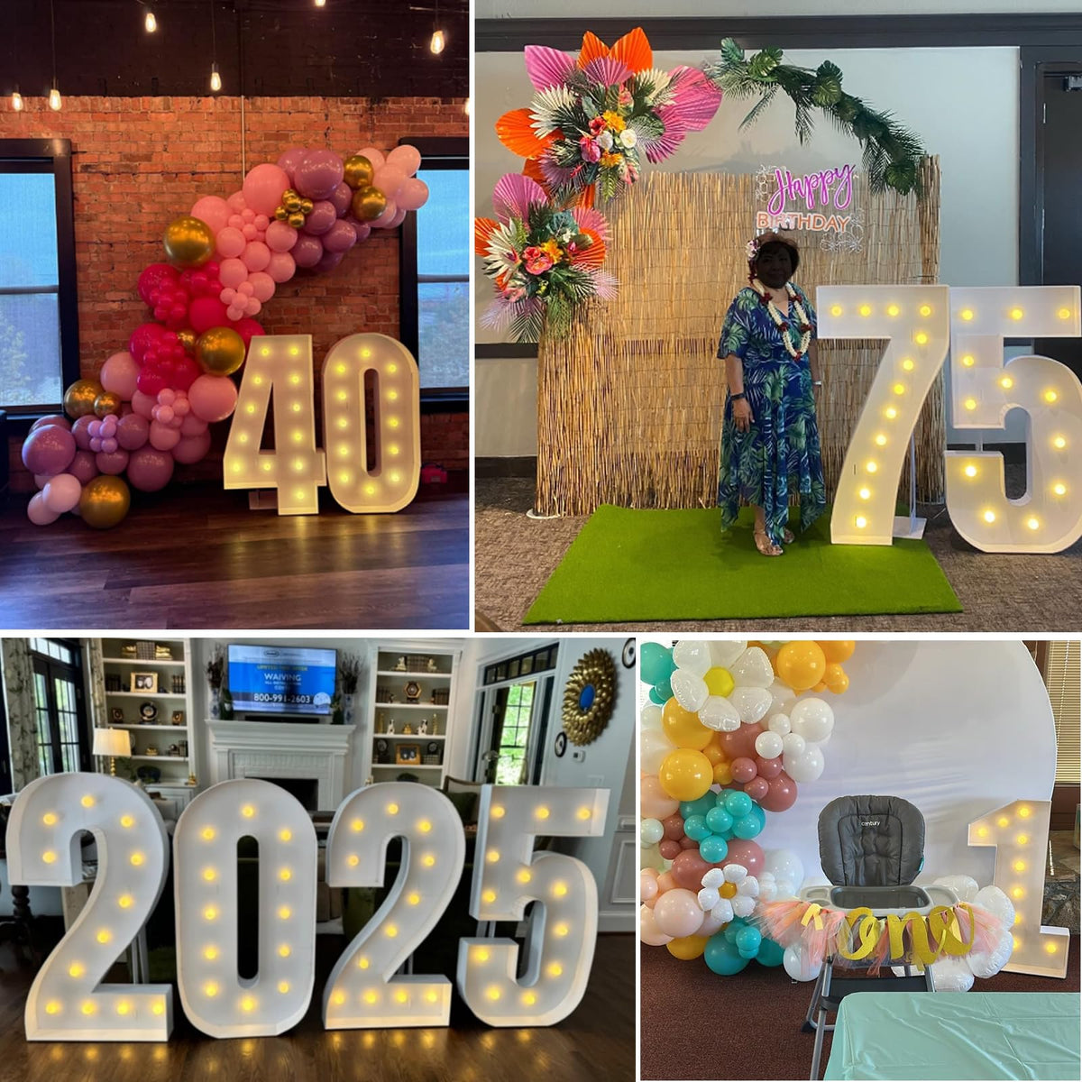JoyBox Design versatile decor for birthdays and anniversaries.