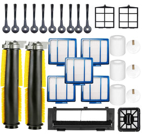 JoyBros 24pcs big-kit self-clean roller brush for Shark IQ, enabling easier maintenance.
