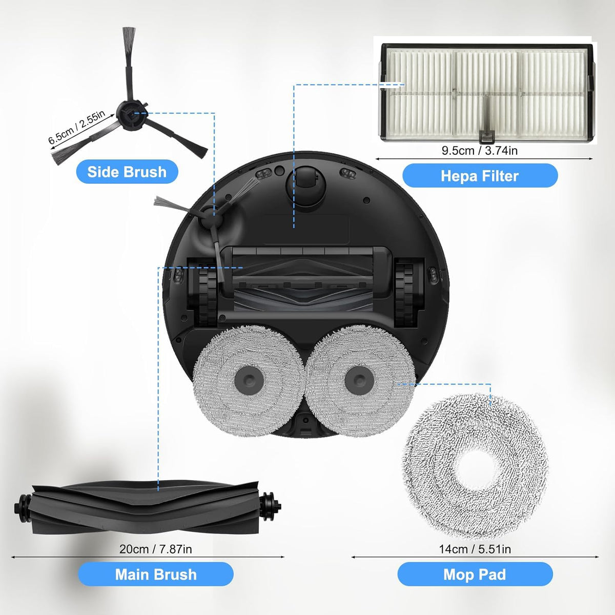 JoyBros L10s Ultra heat dust bags capture debris