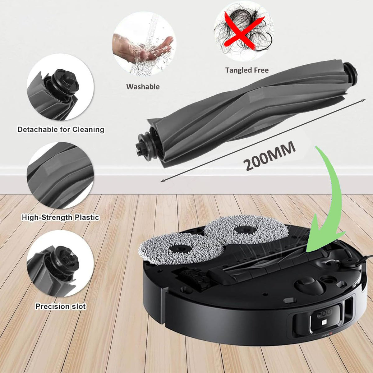 JoyBros main brush for Dreame X40 Ultra boosts dirt pickup
