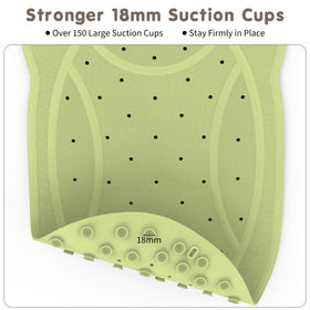 Drain holes promote quick water flow and easy cleanup.