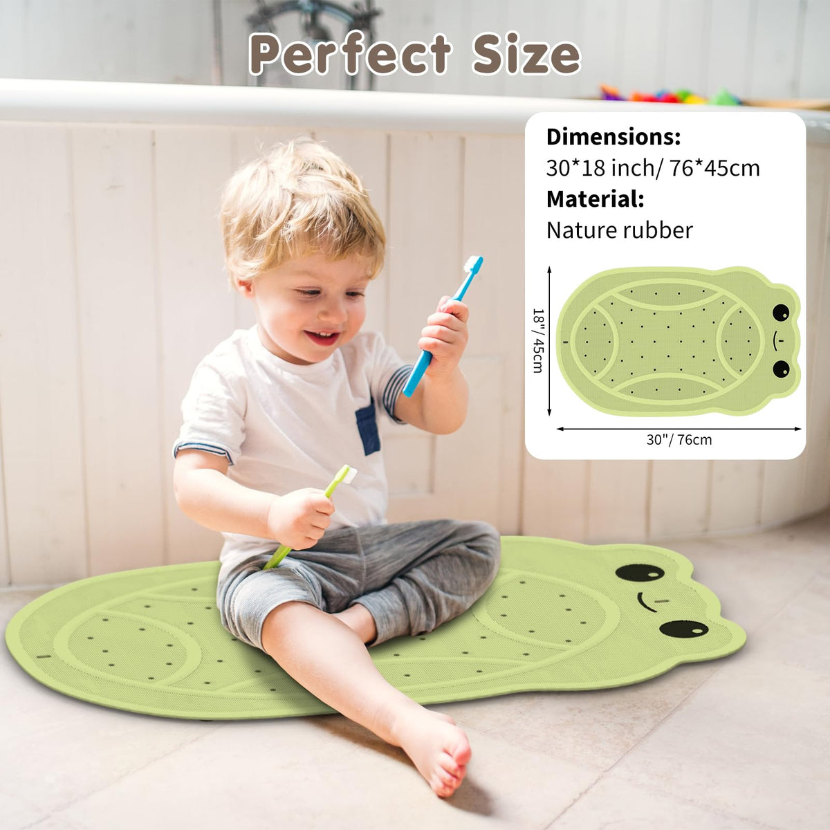 Fast drying when hung after use keeps tubs ready.
