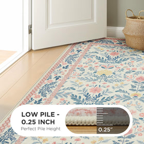 Joydeco 5x7 rug as a stylish bedroom decor centerpiece