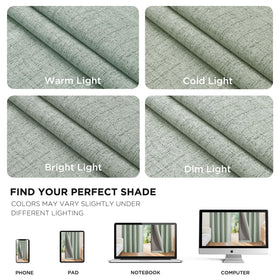 Joydeco blackout curtains easy care machine wash to simplify upkeep