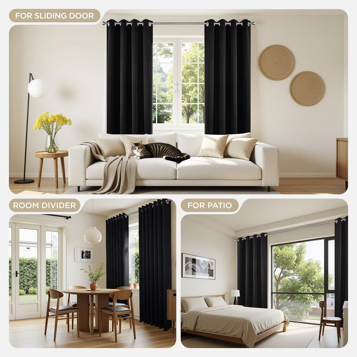 Joydeco wrinkle-free fabric staying tidy between washes