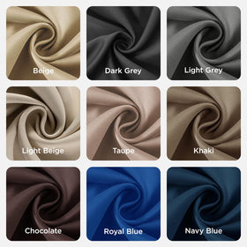 Joydeco curtains are machine washable for quick, convenient cleaning.