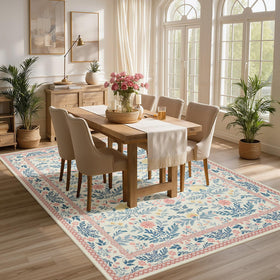 Joydeco easy-care rug simplifies upkeep for busy families