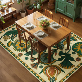 Joydeco nursery-friendly rug soft underfoot for playtime and reading