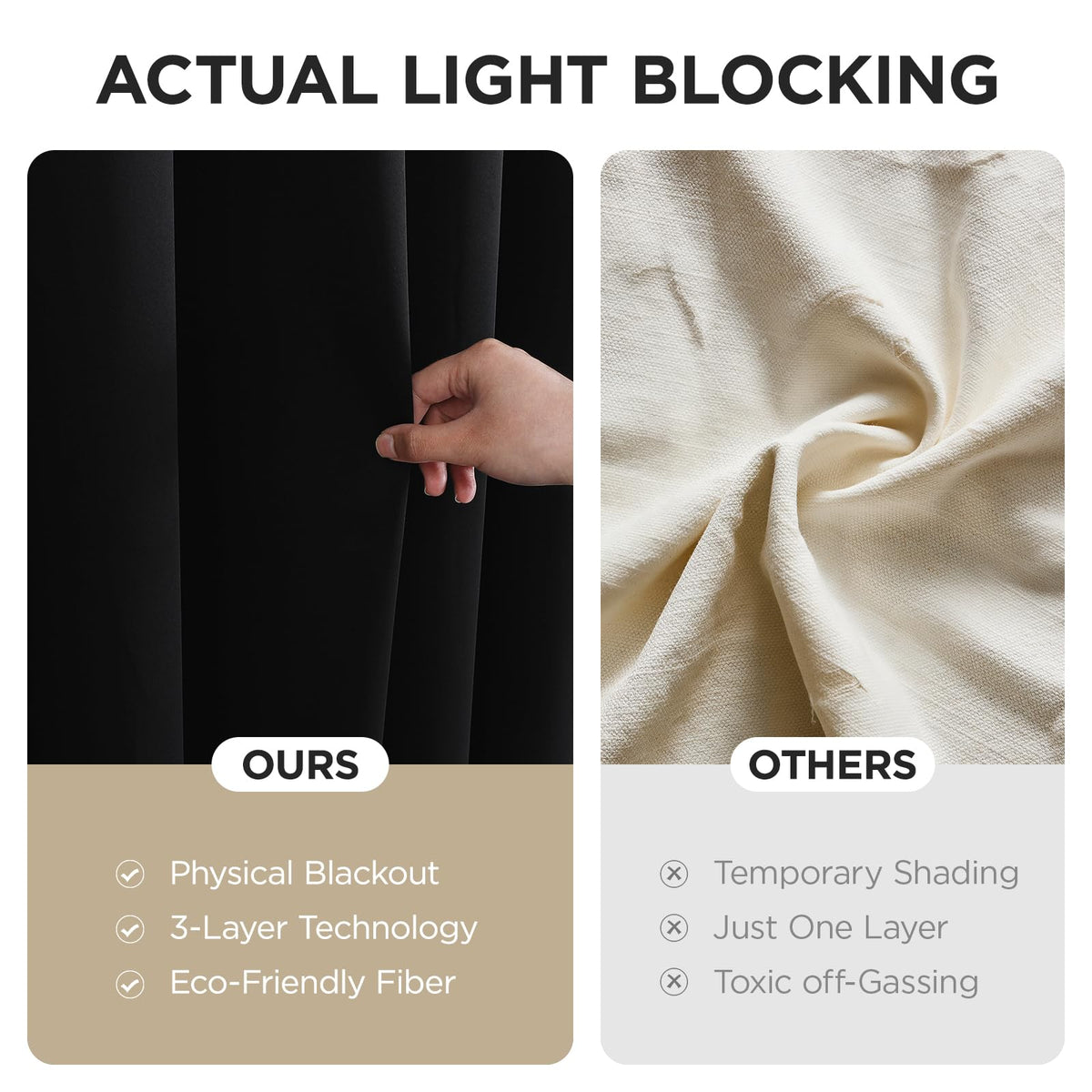 Joydeco elegant, modern curtain design complements contemporary interiors.