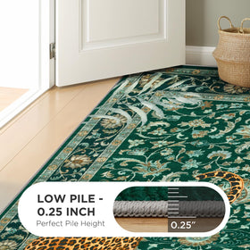 Joydeco foldable rug, roll out creases easily for storage