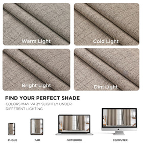 Joydeco full-coverage window drapes for most standard windows