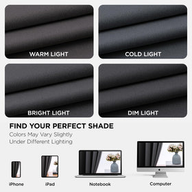 Joydeco living-room curtains complement decor while enhancing privacy