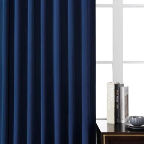 Joydeco 96-inch curtains are machine washable for easy care.