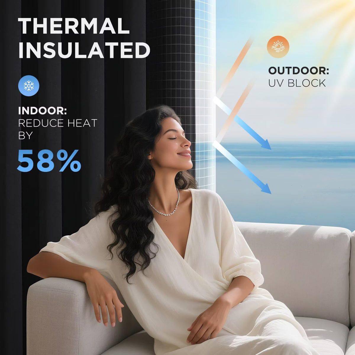 Joydeco noise-reducing panel enhancing peaceful daytime rest