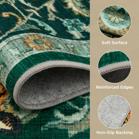 Joydeco non-slip back rug, safe for kids and pets