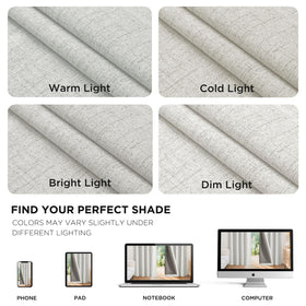 Joydeco room darkening drapes suited for bedrooms and living rooms