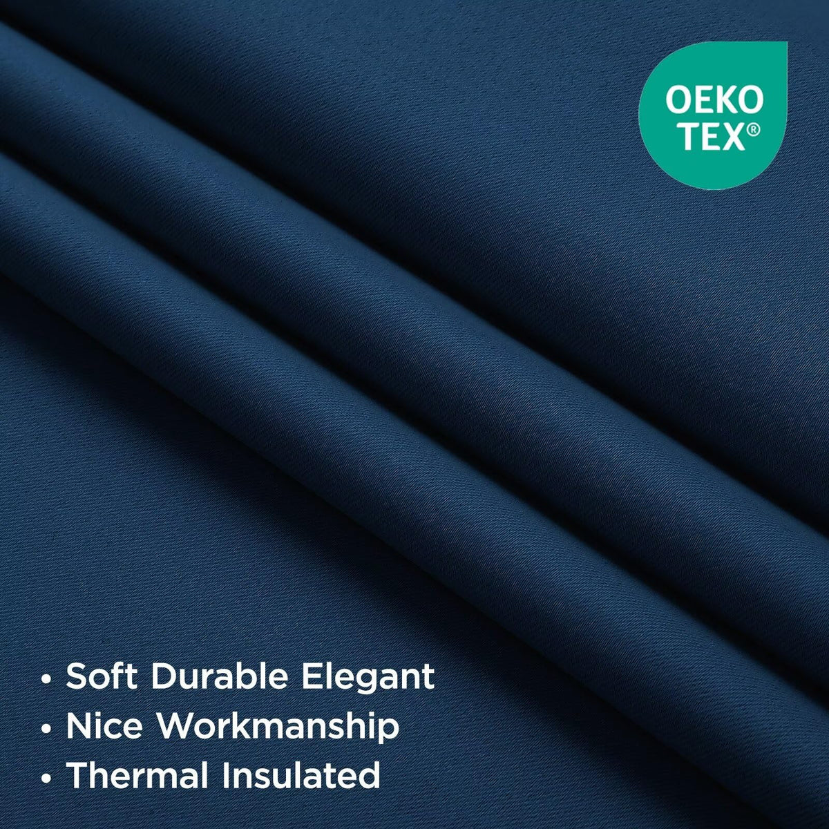 Joydeco blackout curtains block UV rays to protect furnishings.