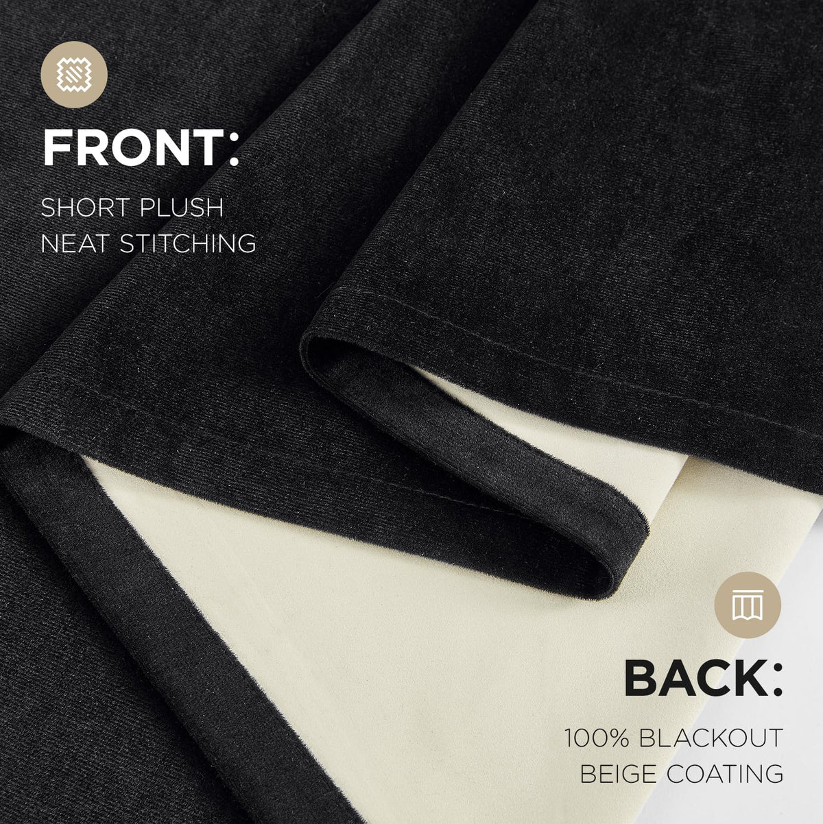 Joydeco velvet drapes enhance bedrooms and living rooms with elegant warmth.