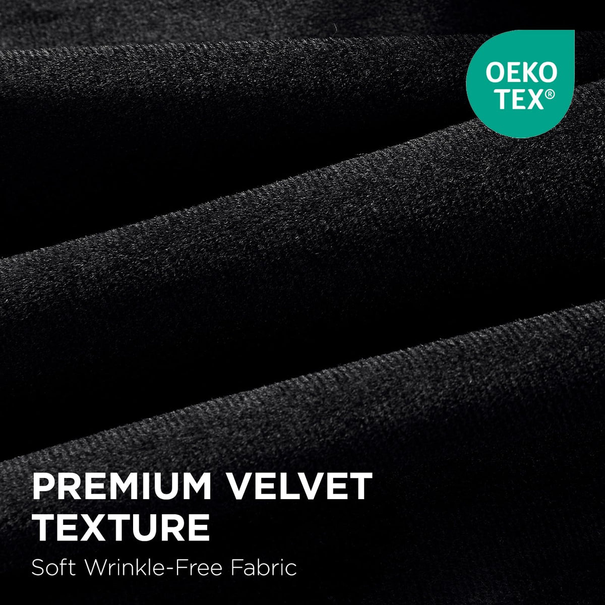 Joydeco velvet fabric closeup highlights soft sheen and premium texture.
