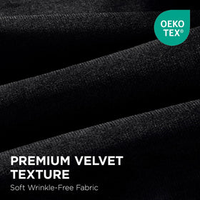 Joydeco velvet fabric closeup highlights soft sheen and premium texture.