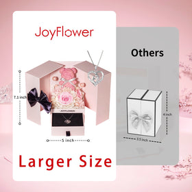 JoyFlower moss-teddy-bear; handmade moss base adds warmth and longevity to the gift.